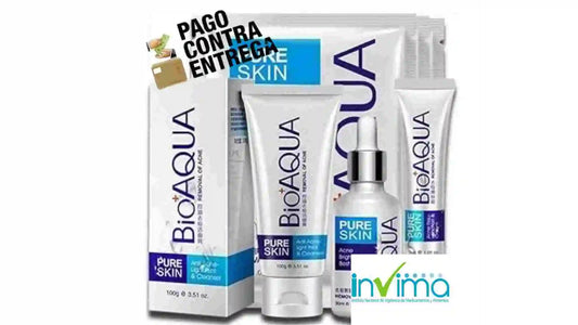 Kit Anti Acné Bioaqua +🎁libro de cuidados de la piel