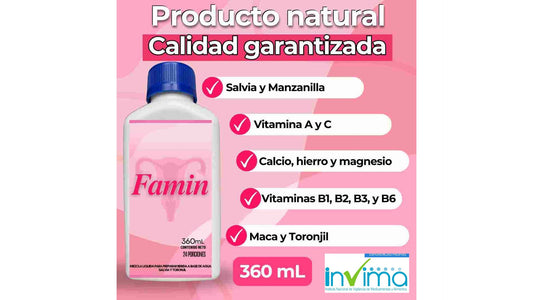 Jarabe FAMIN Equilibrio Hormonal + 🎁OBSEQUIO