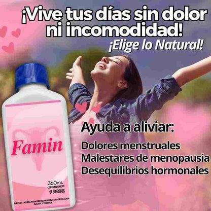 Jarabe FAMIN Equilibrio Hormonal + 🎁OBSEQUIO